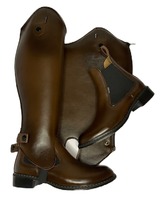 Sztyblety + czapsy brąz malowany ciemny